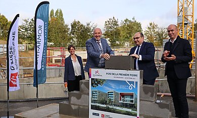 Actualité Pose de la 1ère pierre du Parc Tertiaire Millennial Park – Cesson-Sévigné