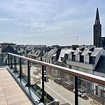 terrasse vue sur ville résidence baccarat à bruz