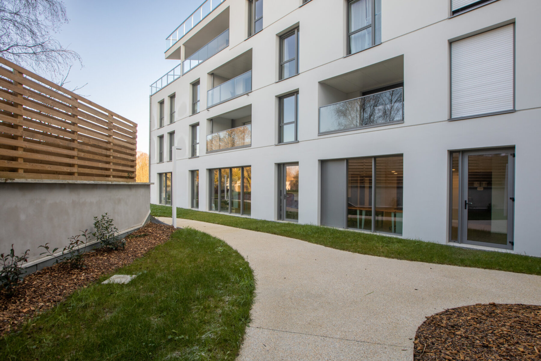 espace partage exterieur residence neuve midtown rennes