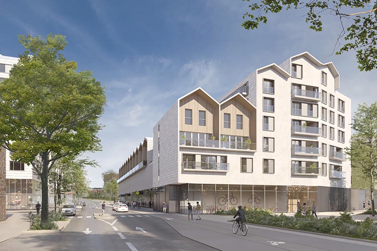 Maisons neuves à Rennes quartier Baud Chardonnet Bati-Armor