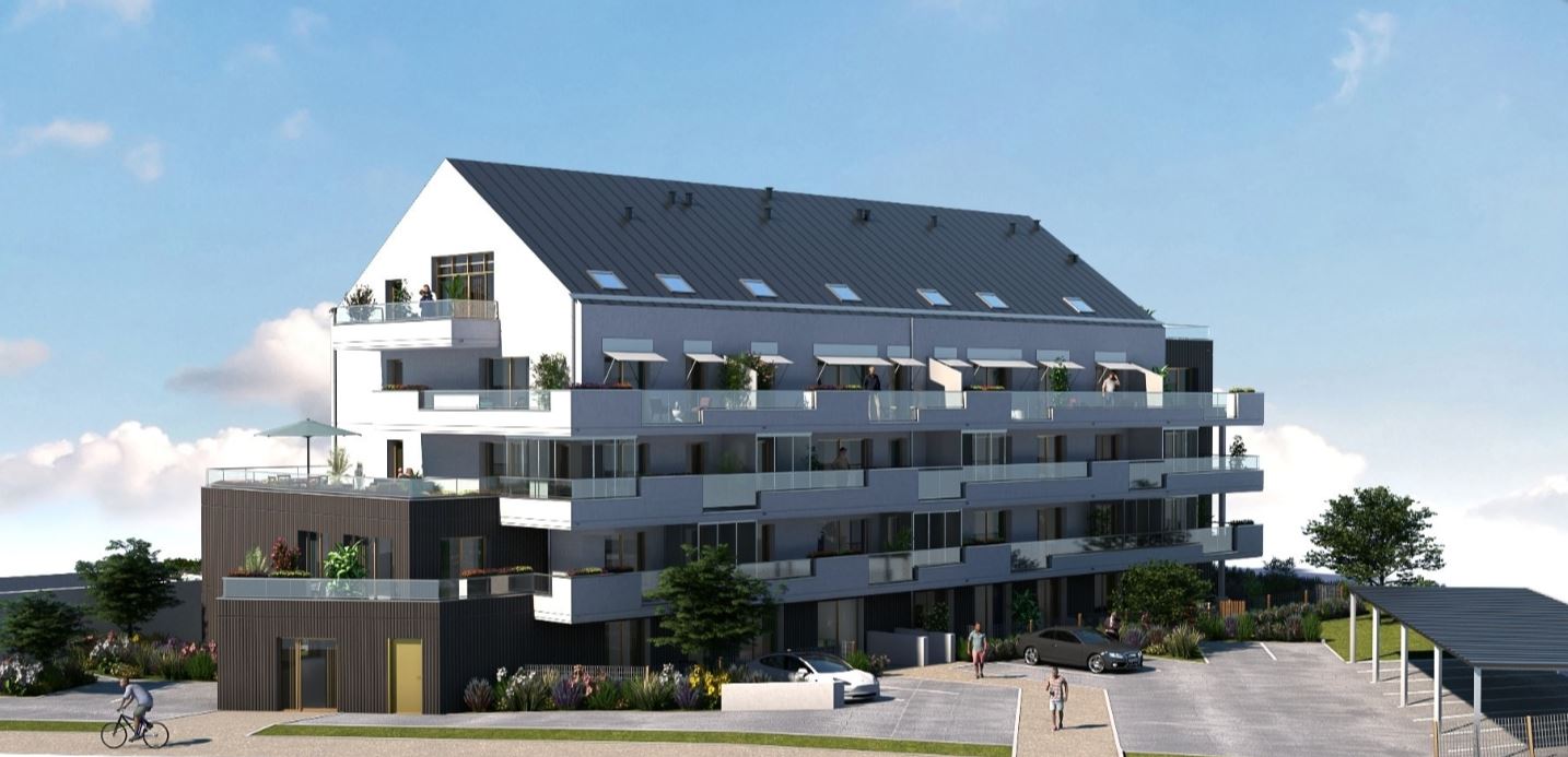 plan 3D programme immobilier Racines quartier Paramé à Saint-Malo