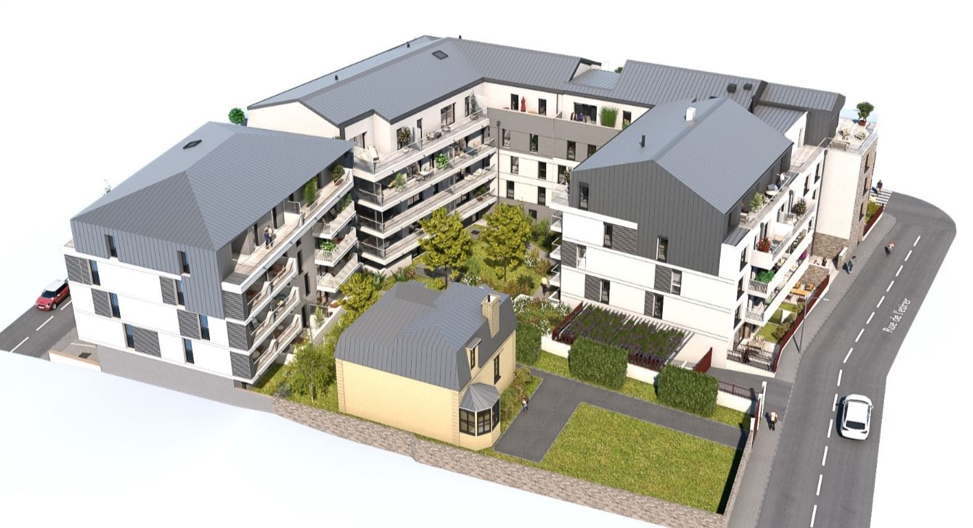 Plan 3D programme immobilier Terre Malouine à Saint-Malo