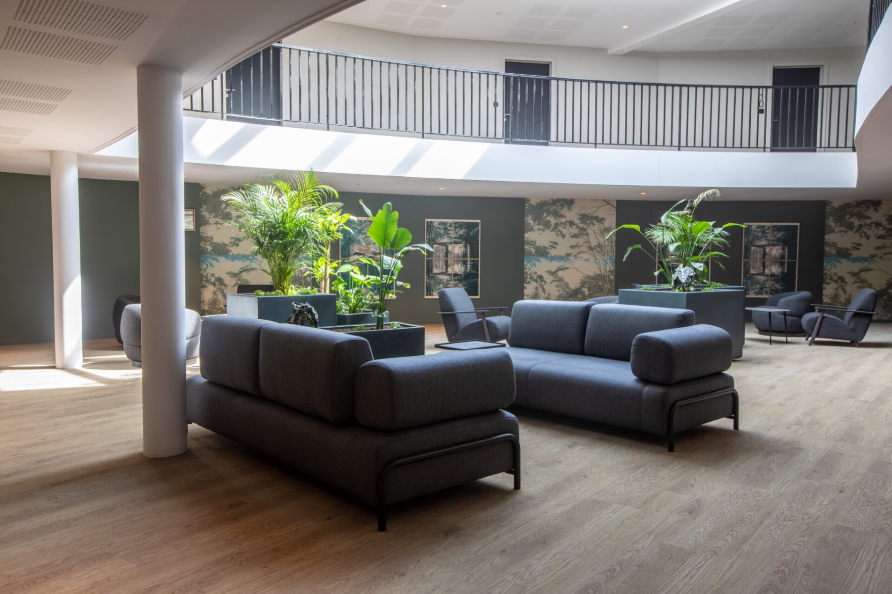 espace commun résidence canopée à Bruz