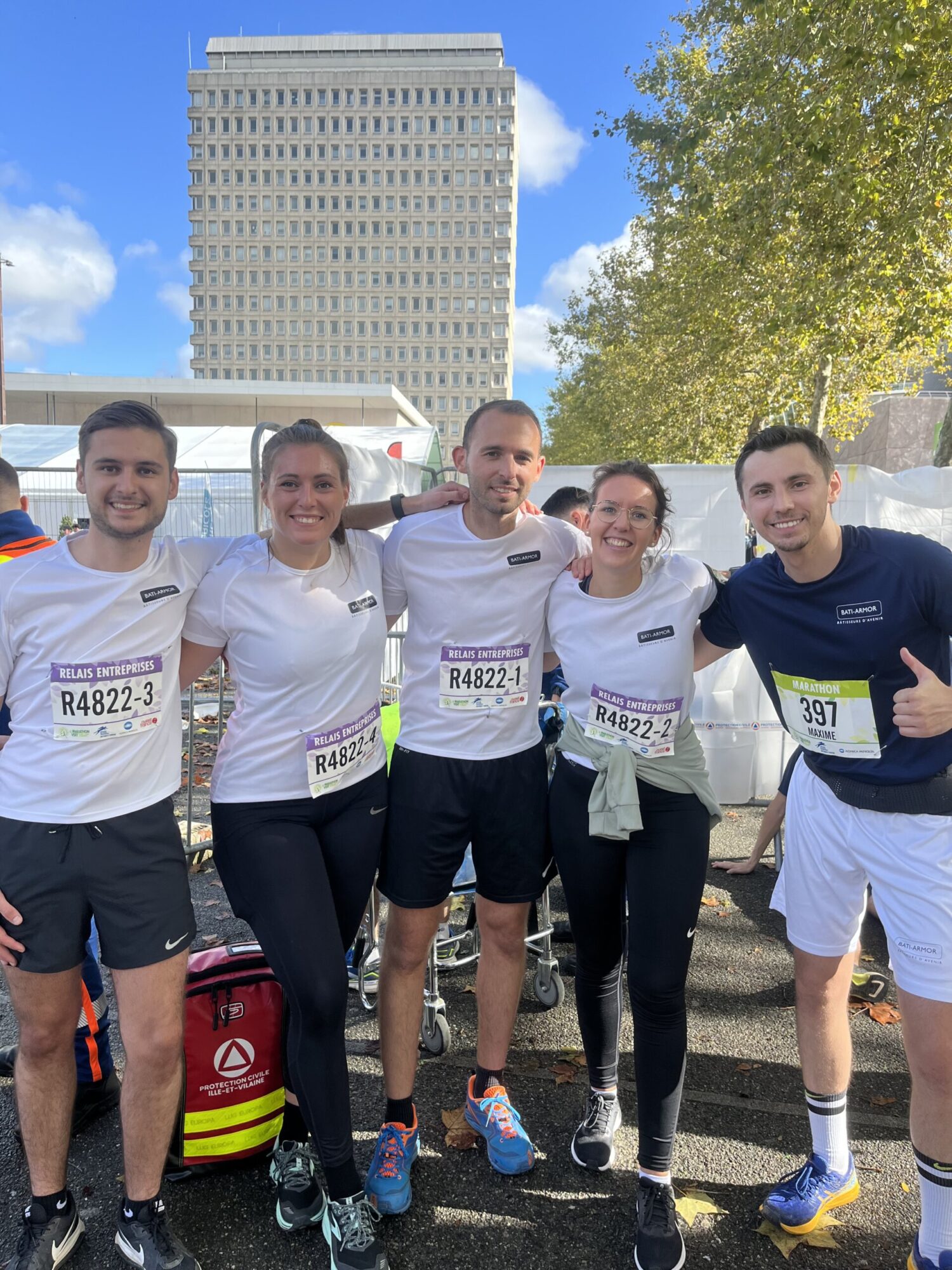 Challenge relevé pour nos collaborateurs au Marathon Vert