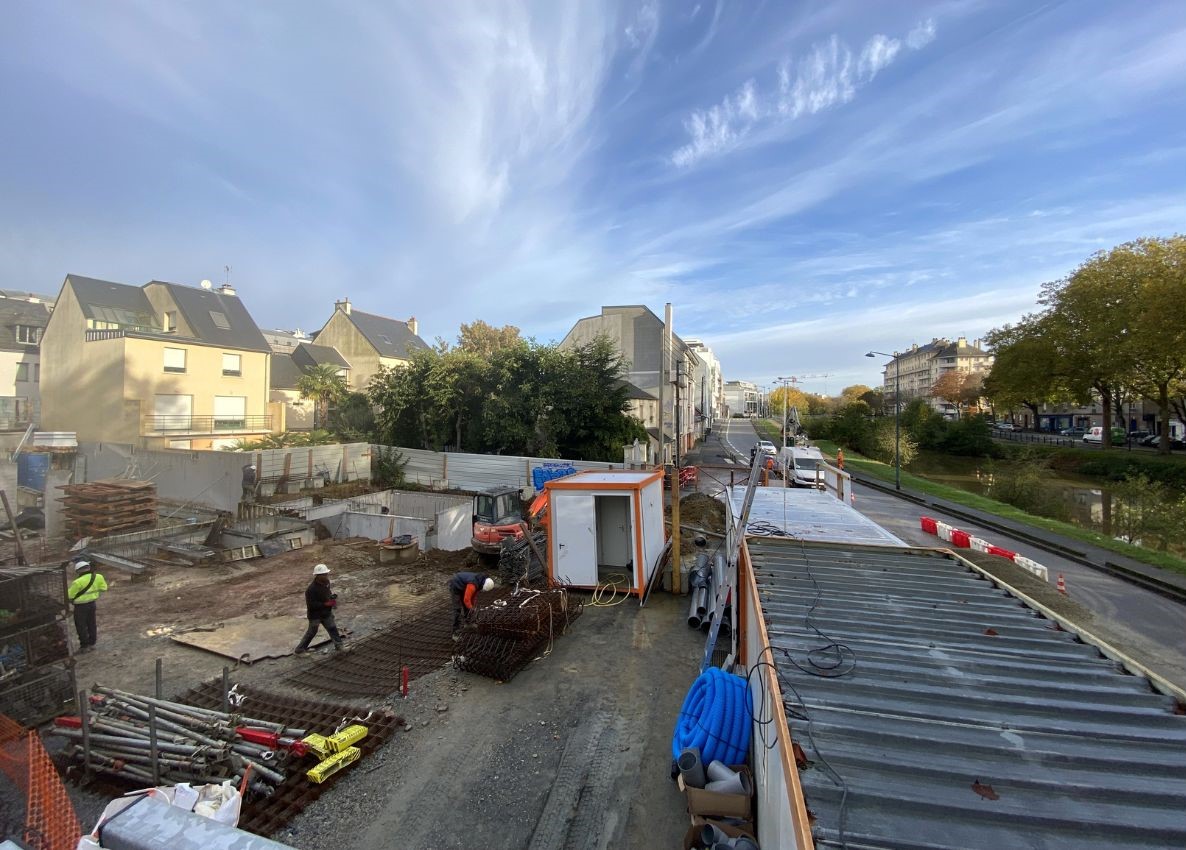 démarrage travaux Rivalto programme neuf à Rennes