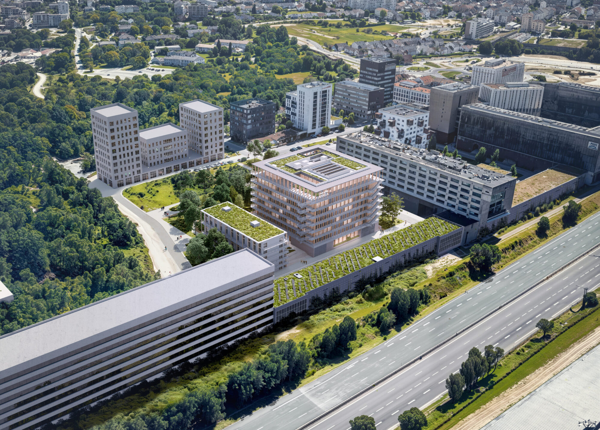 Programme immobilier Bureaux Crédit Mutuel Arkéa