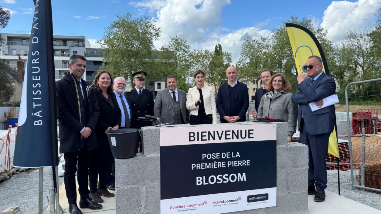 Actualité Rennes : Pose de la première pierre de la résidence BLOSSOM