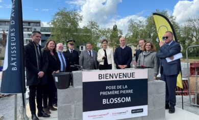Actualité Rennes : Pose de la première pierre de la résidence BLOSSOM