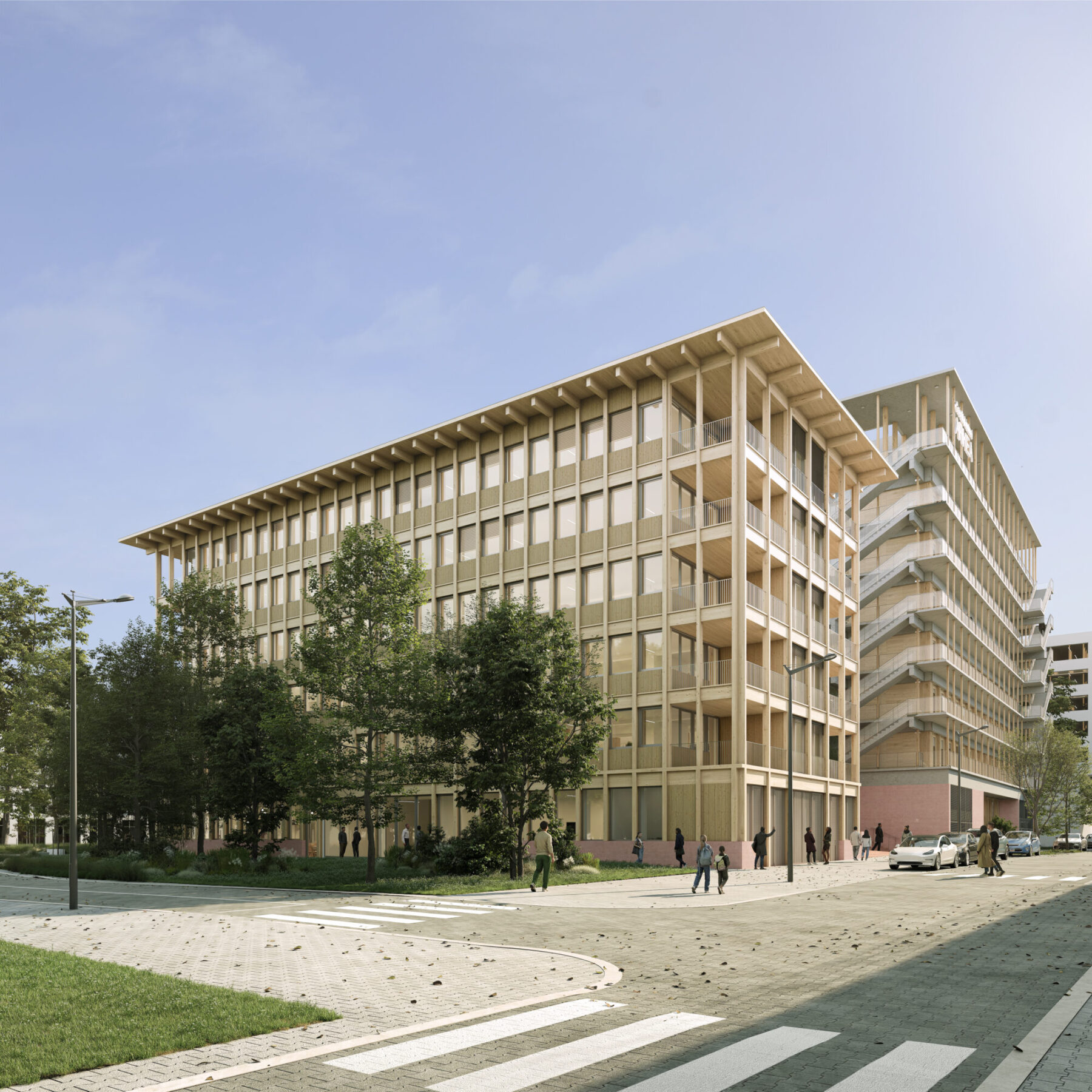 Bureaux à louer à Rennes, ZAC de la Courrouze, programme Vista