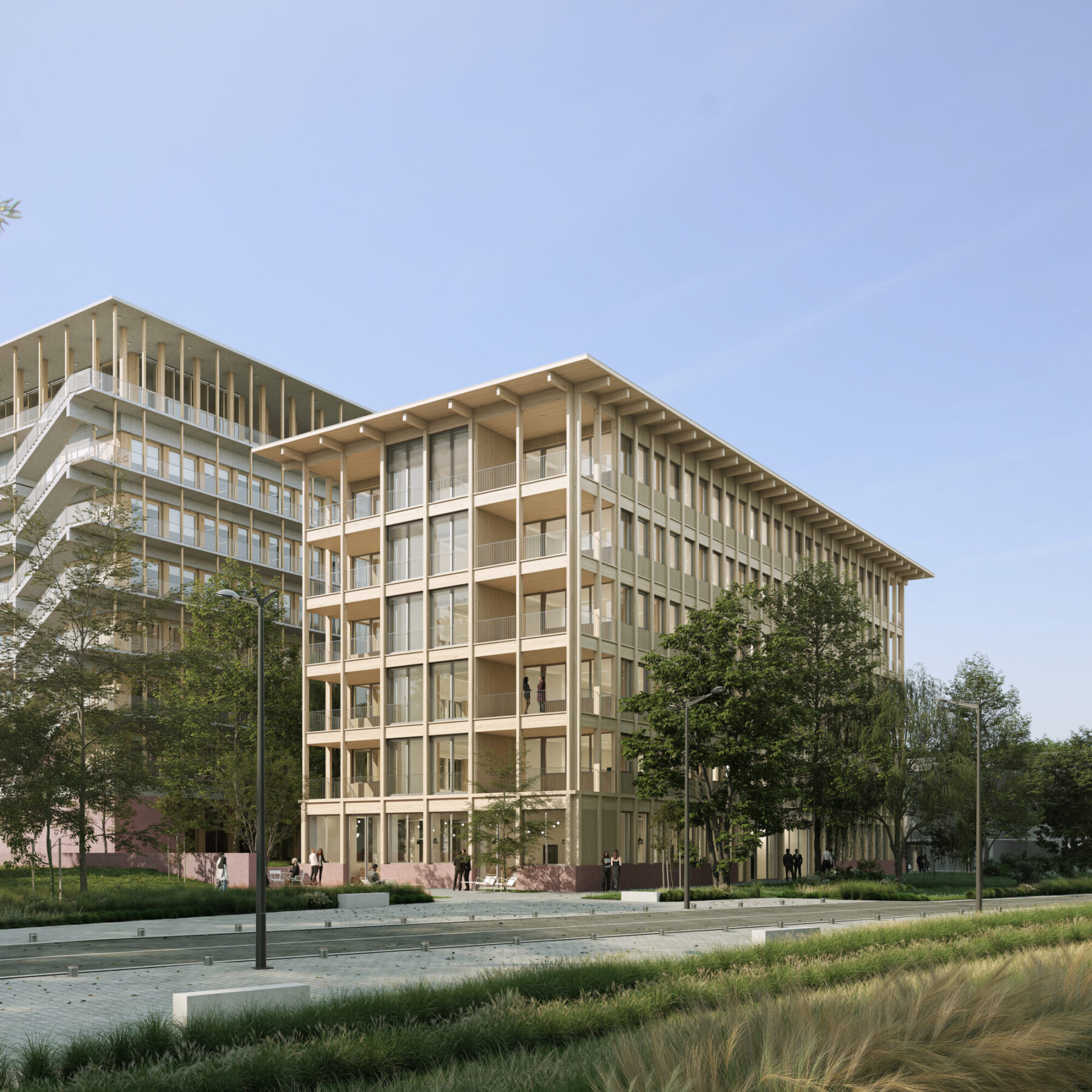 Bureaux à louer à Rennes, ZAC de la Courrouze, programme Vista
