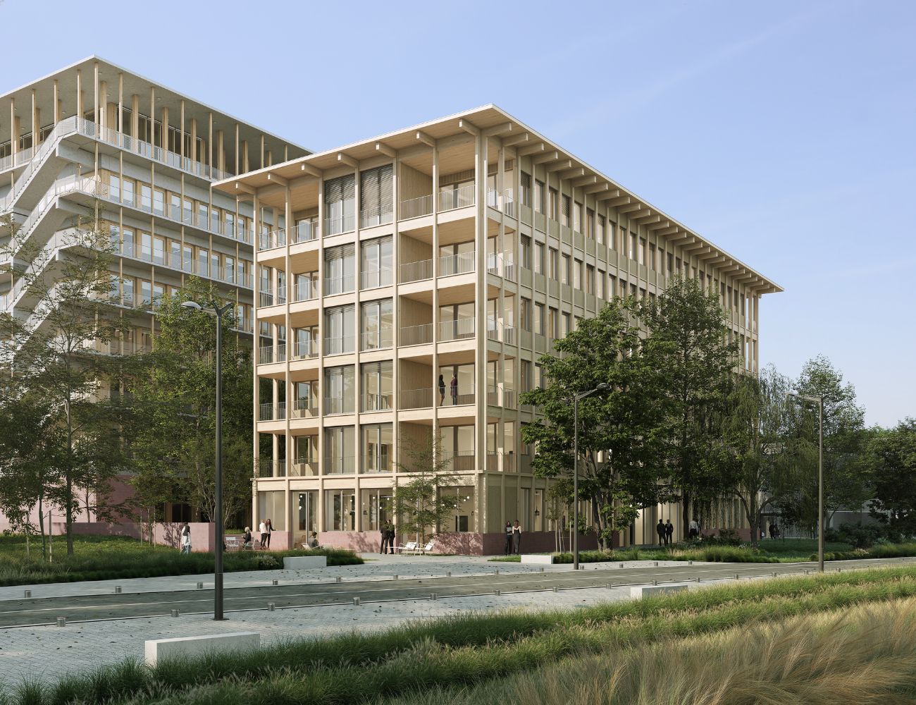 Bureaux à louer à Rennes, ZAC de la Courrouze, programme Vista