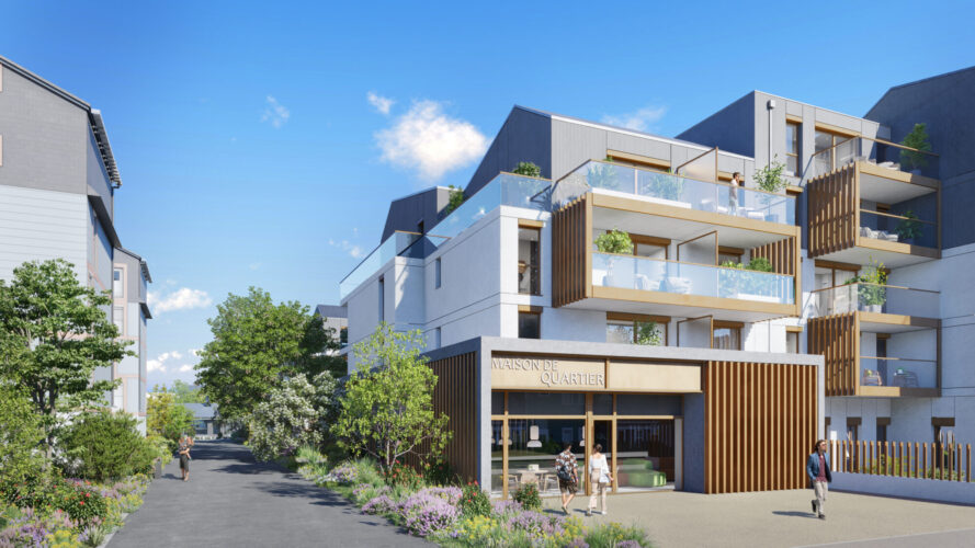 Arrière du bâtiment A