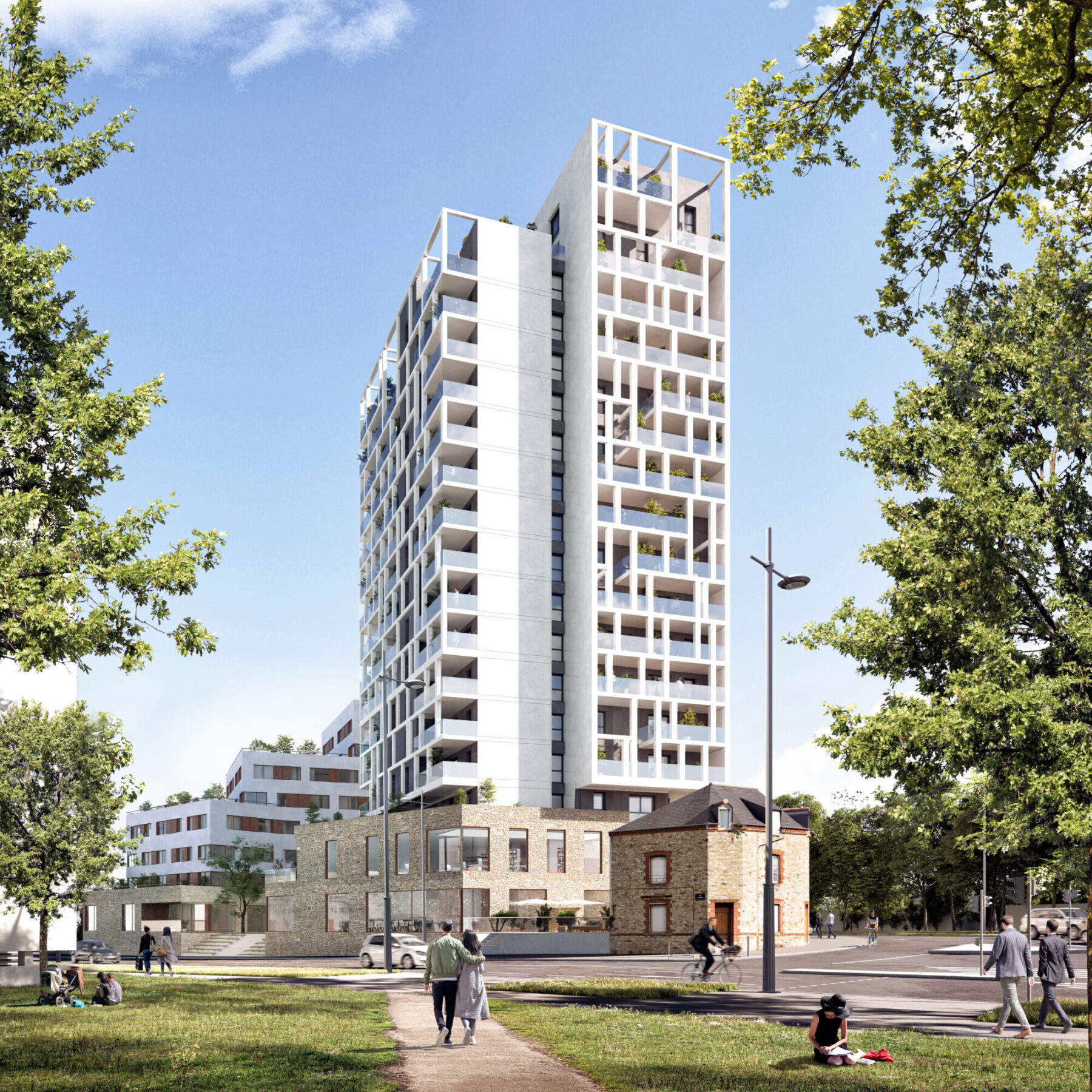 La tour Lumières de jour