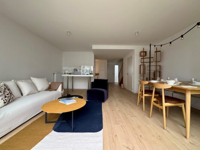 Vue globale du bas de la résidence l'Oasis