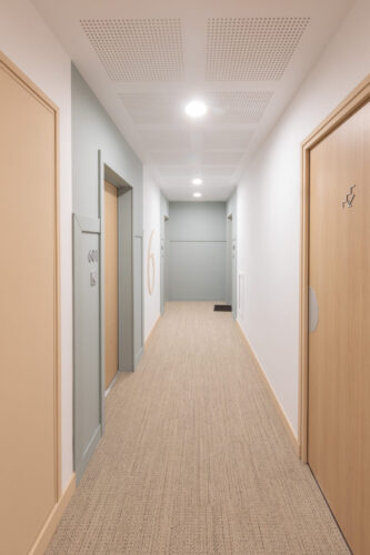 Couloir de la résidence l'Oasis