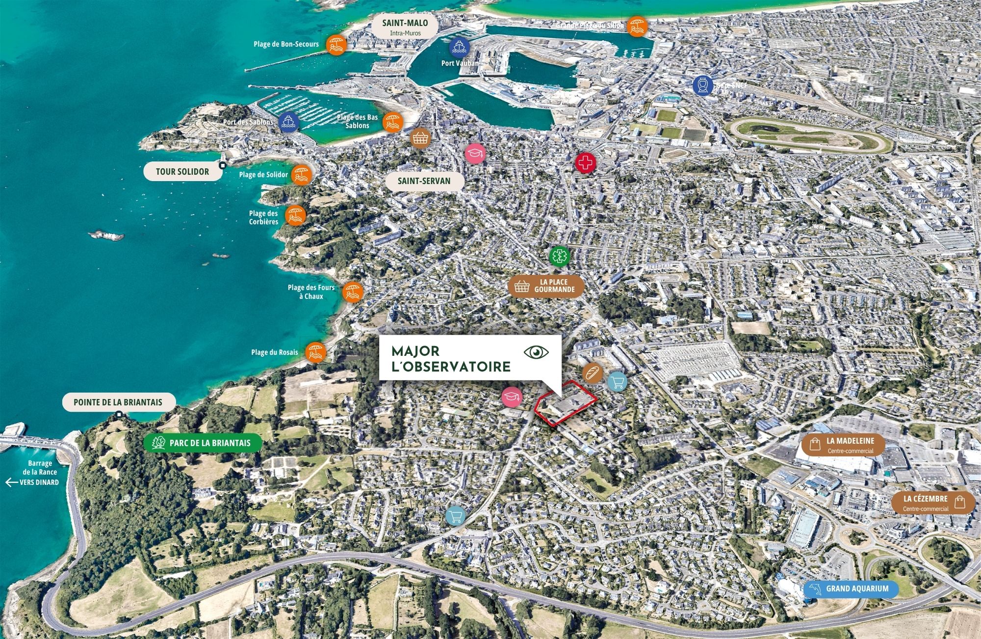 plan de situation major saint malo